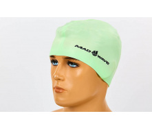 Шапочка для плавания MadWave PASTEL M053504 Зеленый
