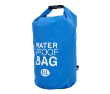 Водонепроницаемый гермомешок с плечевым ремнем SP-Sport Waterproof Bag 15л TY-6878-15 Синий