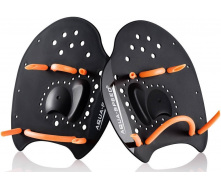 Лопатки для плавания Aqua Speed SKILL PADDLE 1791 (147-07) Уни М 18.5х17 см Черно-оранжевые (5908217617903)