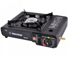 Плитка туристическая от балончика с пьезоподжигом + кейс Happy Home BDZ-155A с переходником (BDZ-155A)
