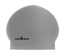 Шапочка для плавания MadWave SOLID SOFT M056502 Серебряный
