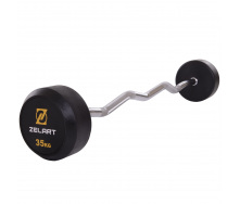Штанга изогнутая Zelart TA-2687-35 35кг Черный