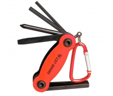 Мультитул карманный набор инструментов для велосипеда West Biking YP0719243 Red (7724-40486)