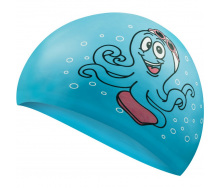 Шапочка для плавания детская Aqua Speed Kiddie Octopus Голубая