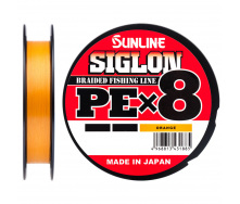 Шнур Sunline Siglon PE х8 Оранжевый 150м 0.242мм 15.5кг/35lb (1658-09-93)