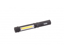 Фонарик магнитный MASTERTOOL 168х24 мм LED+COB LED 3xAAA ABS 94-0806