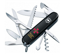 Складной нож Victorinox Huntsman Army 91 мм 15 функций Эмблема ВСУ и Надпись ЗСУ (1.3713.3_W1011u)