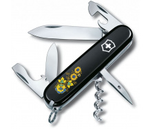 Складной нож Victorinox Spartan Ukraine 91 мм 12 функций Цветы (1.3603.3_T1050u)