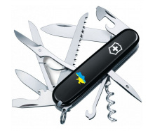 Складной нож Victorinox Huntsman Ukraine 91 мм 15 функций Карта Украины сине-желтая (1.3713.3_T1166u)