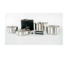 Набор посуды Kovea Stainless Cookware на 5-6 человек Серый (1053-KCW-1901)