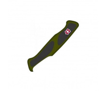 Накладка на нож Victorinox 130мм RangerGrip передняя из лого Vh+ Черный/Зеленый (1049-VxC9534.C1)