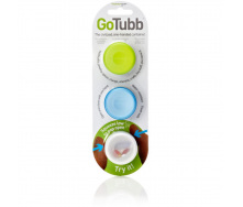 Набор контейнеров Humangear GoTubb 3-Pack Medium Clear/Green/Blue 87 мл (1054-022.0046)
