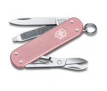 Нож-брелок Victorinox Classic SD Alox Colors Cotton Candy 58 мм, 5 функций, Розовый (0.6221.252G)