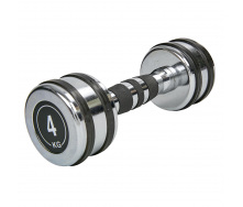 Гантель хромированная Record TA-8232-4 1x4кг Silver (SK001482)