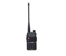 Рация Baofeng UV-5R Black + Усиленная гарнитура c кнопкой РТТ