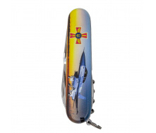 Складной нож Victorinox Climber Army Самолет и Эмблема ВС ВСУ (1.3703.3_W3040p)