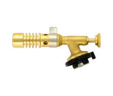Горелка для газового баллона MASTERTOOL GM Гелиос Ø22 мм/1300°С латунь (44-5044)