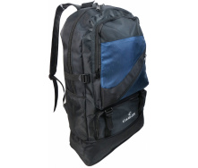 Рюкзак туристический Caslon Черный с синим (S9802 black blue)