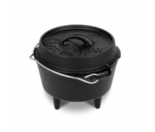 Котелок-жаровня чугунная Petromax Dutch Oven ft1 на ножках 0,9 л (1017-ft1)