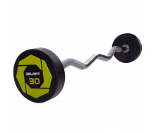Штанга фиксированная изогнутая полиуретановая Zelart Urethane Barbell TA-2690-30 30кг