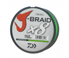 Шнур Daiwa J-Braid X8 0.22мм-150м Chartreuse (699020 / 12750-022)
