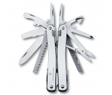 Нож Victorinox Swiss Tool Spirit X Plus Ratchet Leather Silver (1049-Vx30236.L)