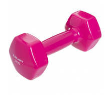 Гантель для фитнеса с виниловым покрытием Zelart TA-2777-3 3 кг Pink (SK000129)