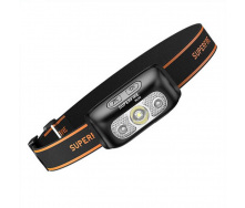 Фонарь налобный аккумуляторный SuperFire HL05-E 120 Lumen IP44 Black