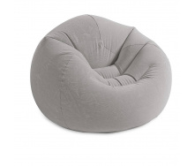 Надувное кресло Intex 68579 107 х 104 х 69 см Серый