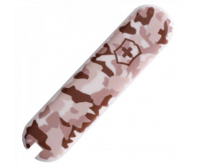 Накладка на нож Victorinox 58мм передняя из лого Fa+ Коричневый/Бежевый (1049-VxC6294.31)
