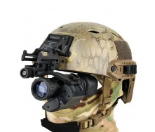 Прибор ночного видения PVS 14 Night Vision 4х с креплениями на шлем