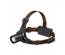 Фонарь налобный аккумуляторный масштабируемый SuperFire HL08 1600 Lumen IP32 Black