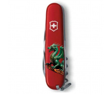 Складной нож Victorinox Spartan Zodiac Зеленый дракон на дереве (1.3603_Z3350u)
