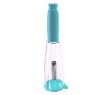 Нож для чистки овощей и фруктов с контейнером Fissman Skin-Peeler Blue (14964-hbr)