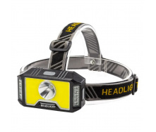 Фонарь аккумуляторный налобный HeadLight SL-13 3W+COB10W