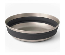 Миска складная Sea to Summit Detour Stainless Steel Collapsible Bowl L Черно-серый (STS ACK039011-060105)