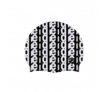 Шапочка для плавания Arena Icons Team Stripe Cap Monogram One Size Черно-белый (1097-001463-201 UNI)