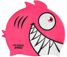 Шапка для плавания Aqua Speed Zoo Pirana One Size Розовый (246-03)