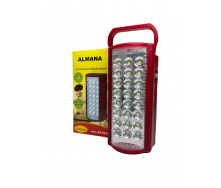 Фонарь-повербанк переносной аккумуляторный Almana KP-6324 24 LED Красный (1937276309)