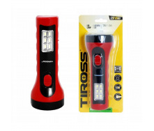 Фонарь аккумуляторный LED Tiross TS-1138N с зарядным устройством Красный