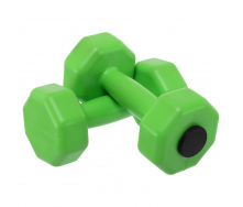 Гантели для фитнеса пластиковые Champion TA-9820-1 2 шт 1 кг Салатовый
