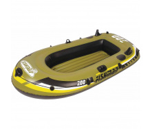 Лодка надувная Jilong Fishman 200 SET 218х110х26 см Хаки (607759)