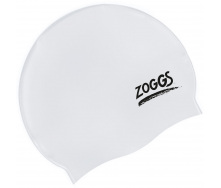 Шапочка для плавания Zoggs Silicone Cap Белый One Size (1000-300772)
