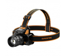 Фонарь налобный аккумуляторный HL58 SuperFire 350 Lumen IP44
