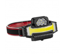 Фонарь аккумуляторный налобный HeadLight W685-5 3W+COB3W