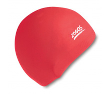Шапочка для плавания Zoggs Silicone Jr Красный One Size (1000-300709.RD)