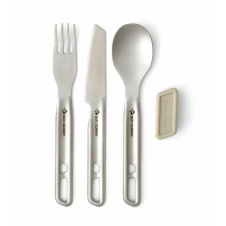 Набор столовых приборов Sea to Summit Detour Stainless Steel Cutlery Set 3 шт Серебристый (STS ACK036021-121801)
