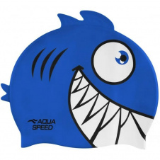 Шапочка для плавания Aqua Speed Zoo Pirana Синий One Size (1000-246-01)