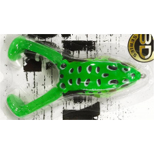 Приманка-жаба Lucky John Freddy Frog 3D Series 4in 6шт, плавучая, 21гр цвет 87 140422-007