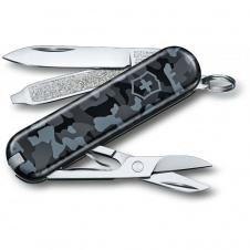 Швейцарский нож Victorinox Classic Sd 58 мм 7 функций Синий камуфляж (0.6223.942)